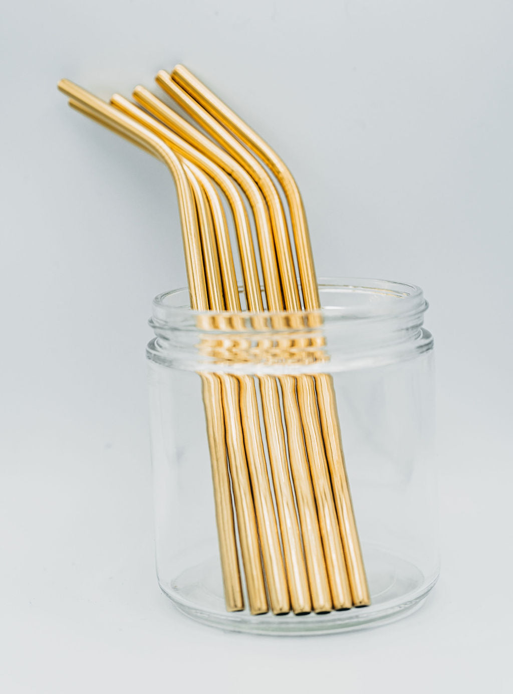 Stainless Steel Straws (gold) - REssentials
