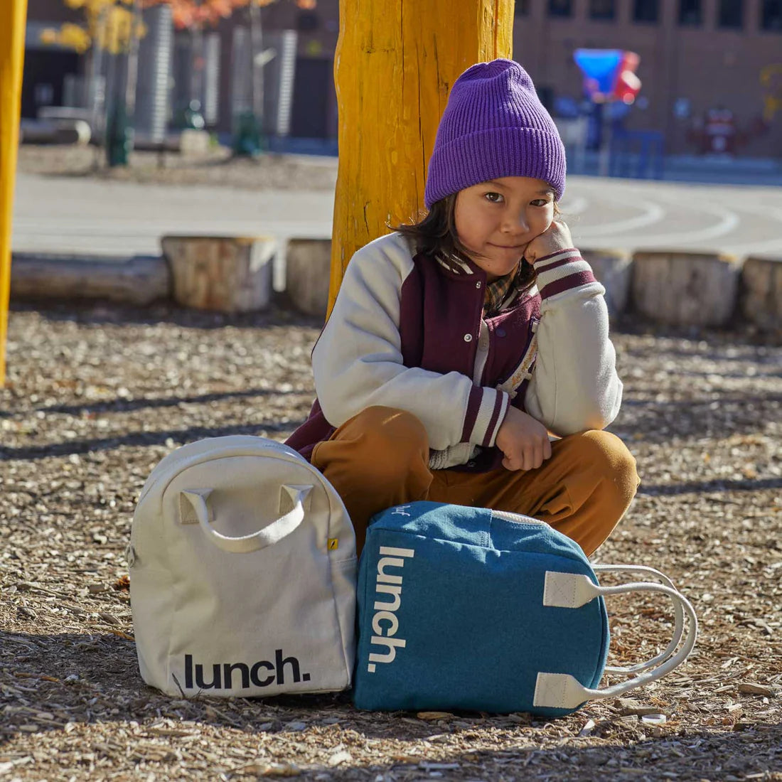 Zipper ‘Lunch’ Bag: Cypress - Fluf