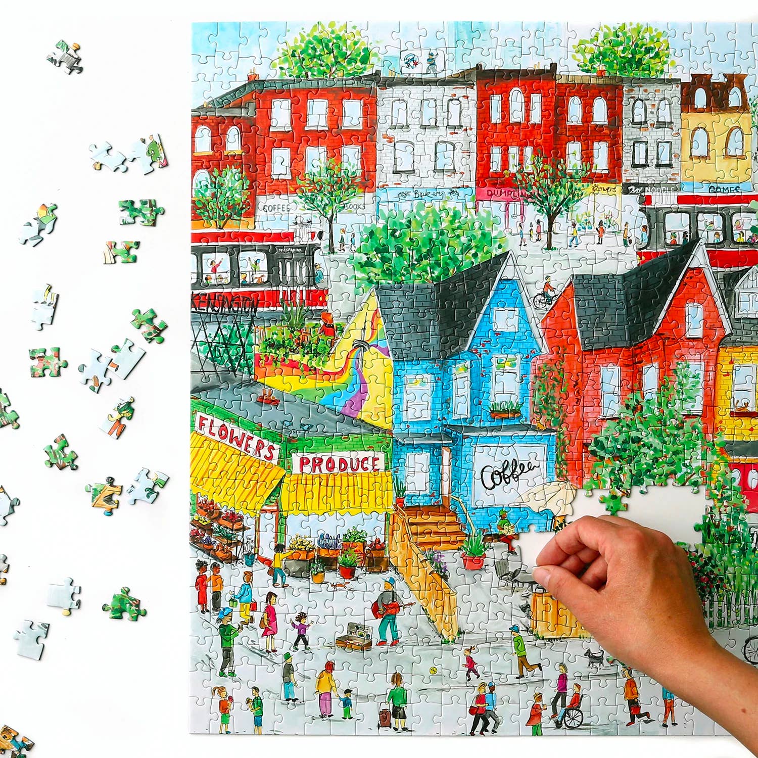 Toronto Kensington Market Puzzle (New "No Frills" Box)