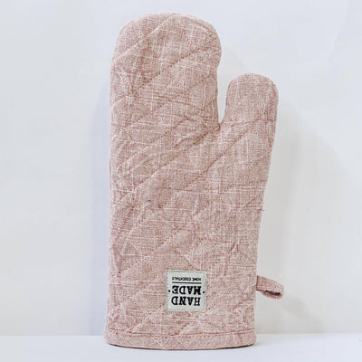 Stone Washed Cotton Glove, Pink
