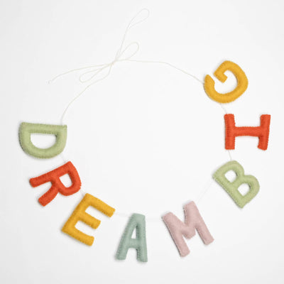 Positive Phrases Felted Garland Banner - Kids
