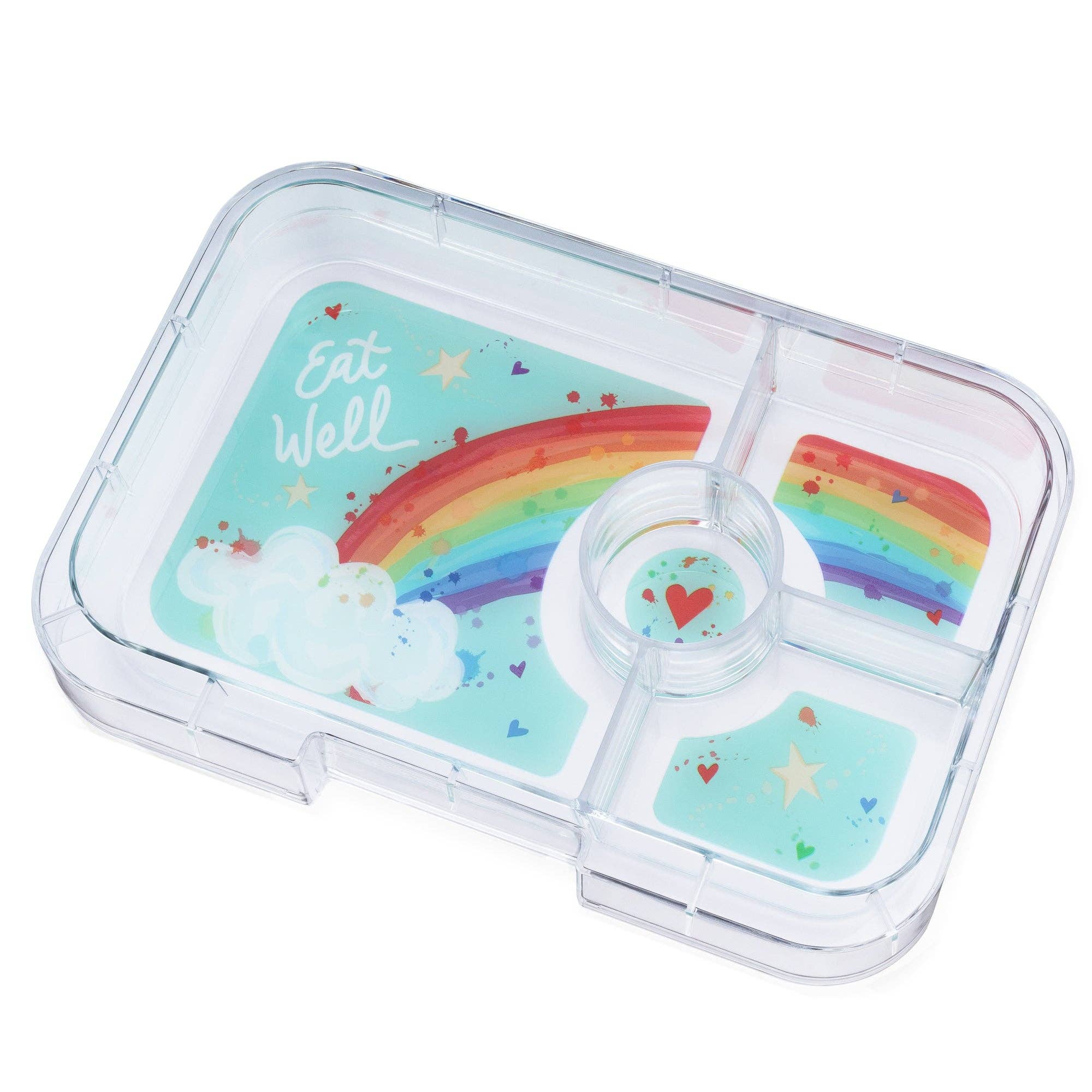 Leakproof Yumbox Tapas Antibes Blue - 4 Compartment -Rainbow