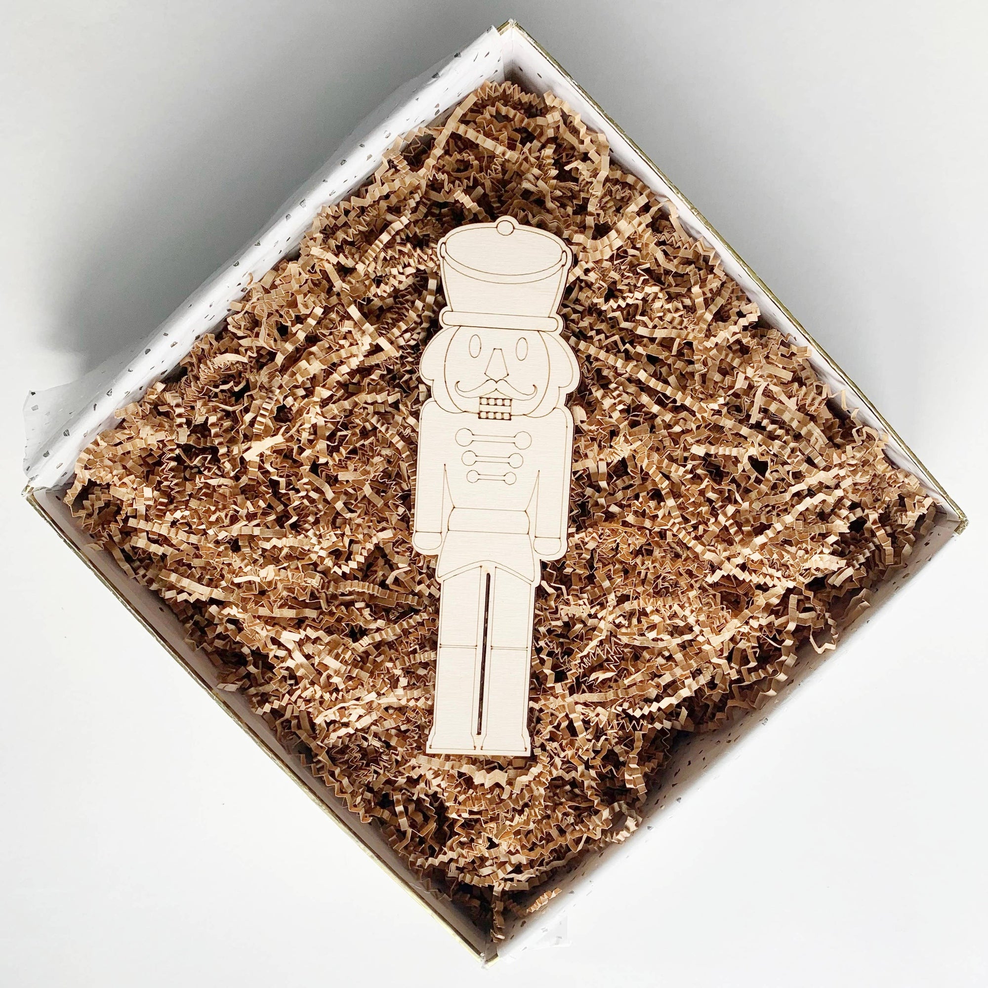 Kid's paintable Nutcracker - Christmas DIY family fun