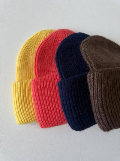 ROYAL ANGORA WOOL BEANIE - crystal brights