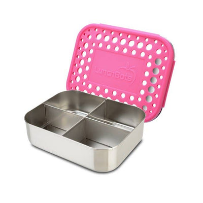 Lunchbots Medium (2.5 Cups / 600ml) 4 Section Food Container