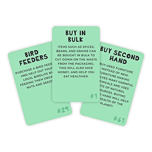 100 Ways to Save the Planet cards