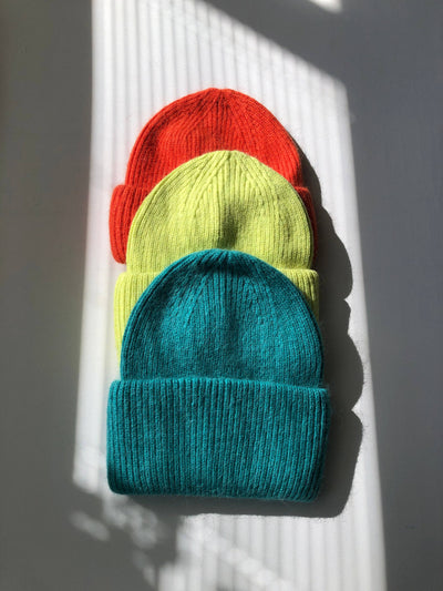 ROYAL ANGORA WOOL BEANIE - crystal brights