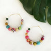 Kantha Graduated Hoops Earrings - World Finds