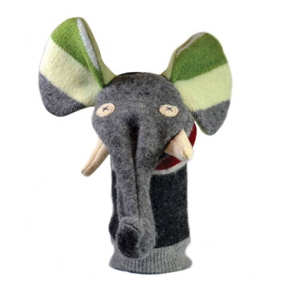 Elephant Puppet | Reclaimed Wool