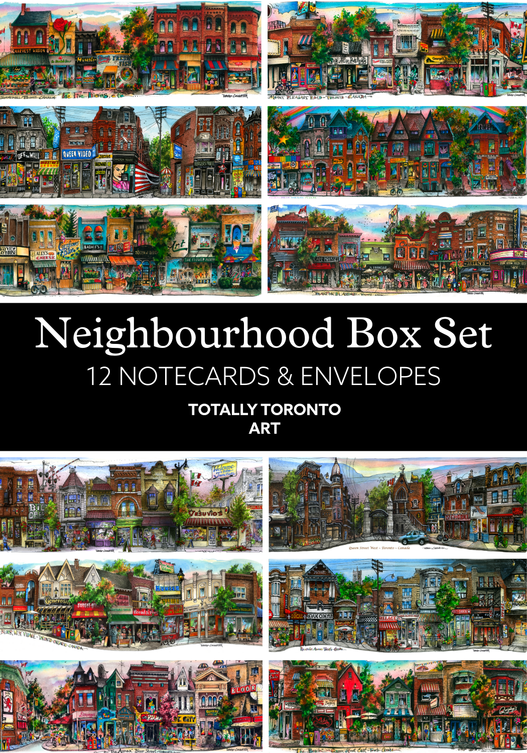 Toronto Neighbourhoods Card Box Set