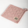 8" x 8" Stone Washed Pot Holder, Pink