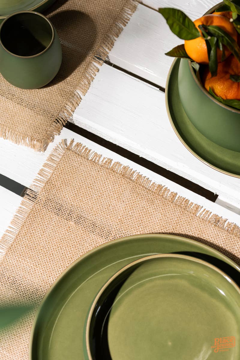 Handmade Burlap Placemats – Rustic Table Setting Accent