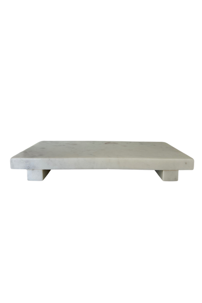 White Marble Trivet Riser
