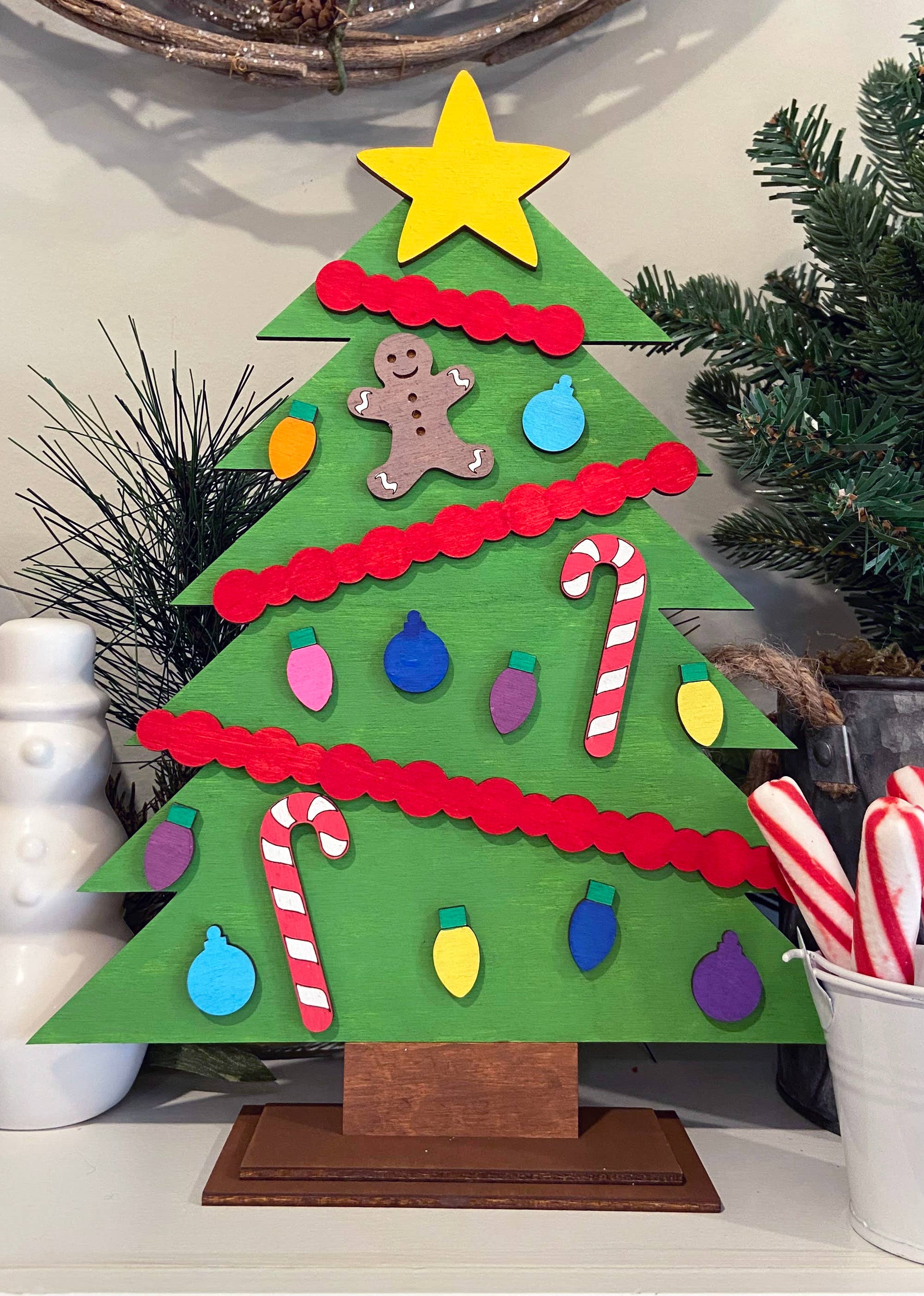 Paintable Christmas Tree DIY Kit