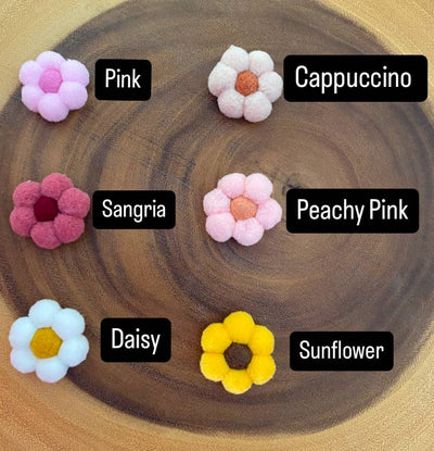 Pompom, Felt & Macrame Forever Fibre Flower - Mini