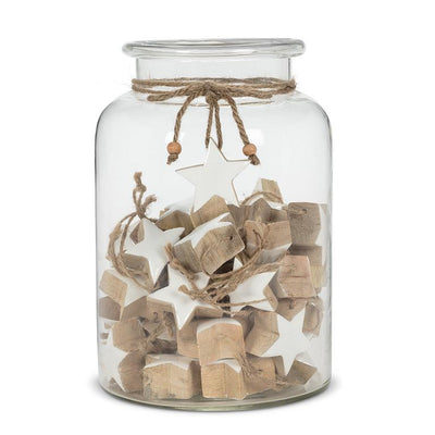 Thick Wood Star Ornament