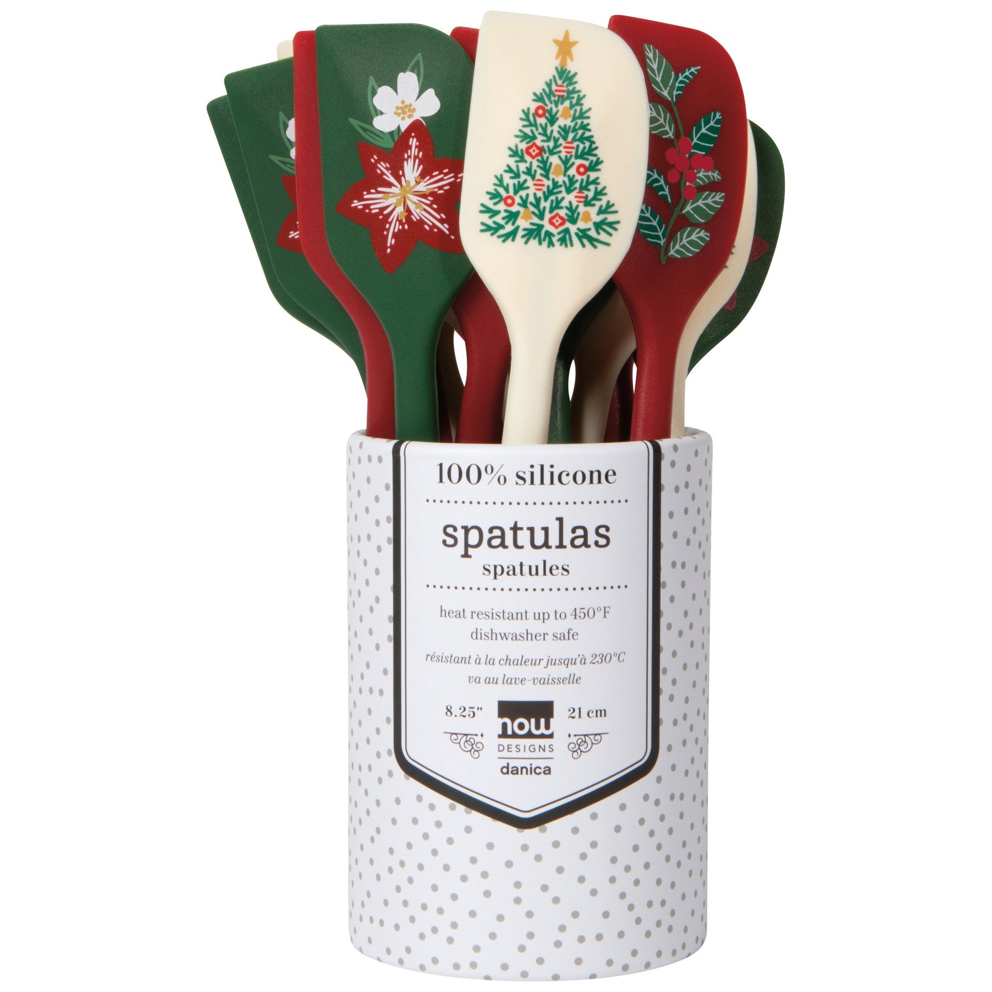 Winter Wonders Christmas mini silicone spatulas