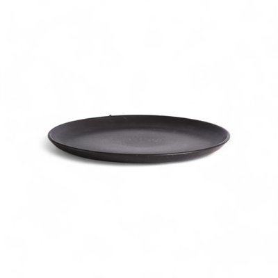 Handmade Stoneware Flat Salad/Dinner Plate | Edan 9.4"