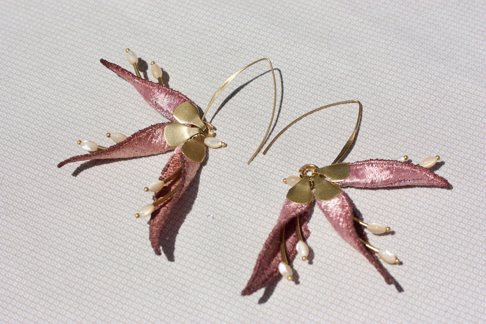Strelitzia earrings