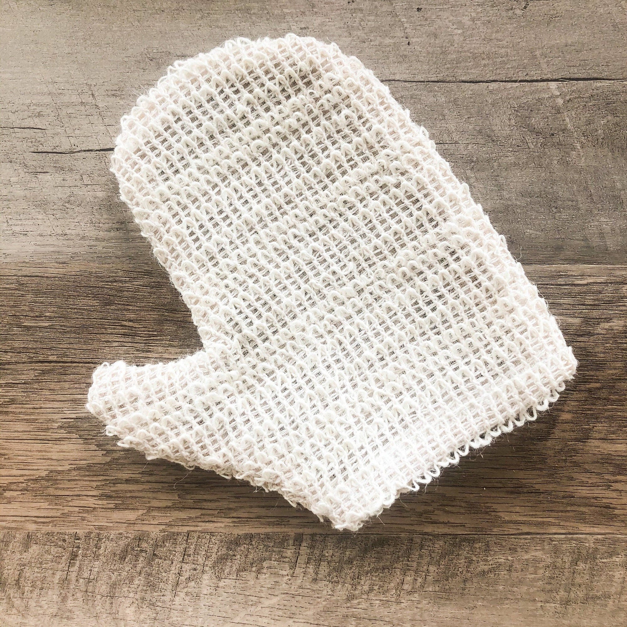 Natural Sisal Bath Mitt - Organic Exfoliating glove