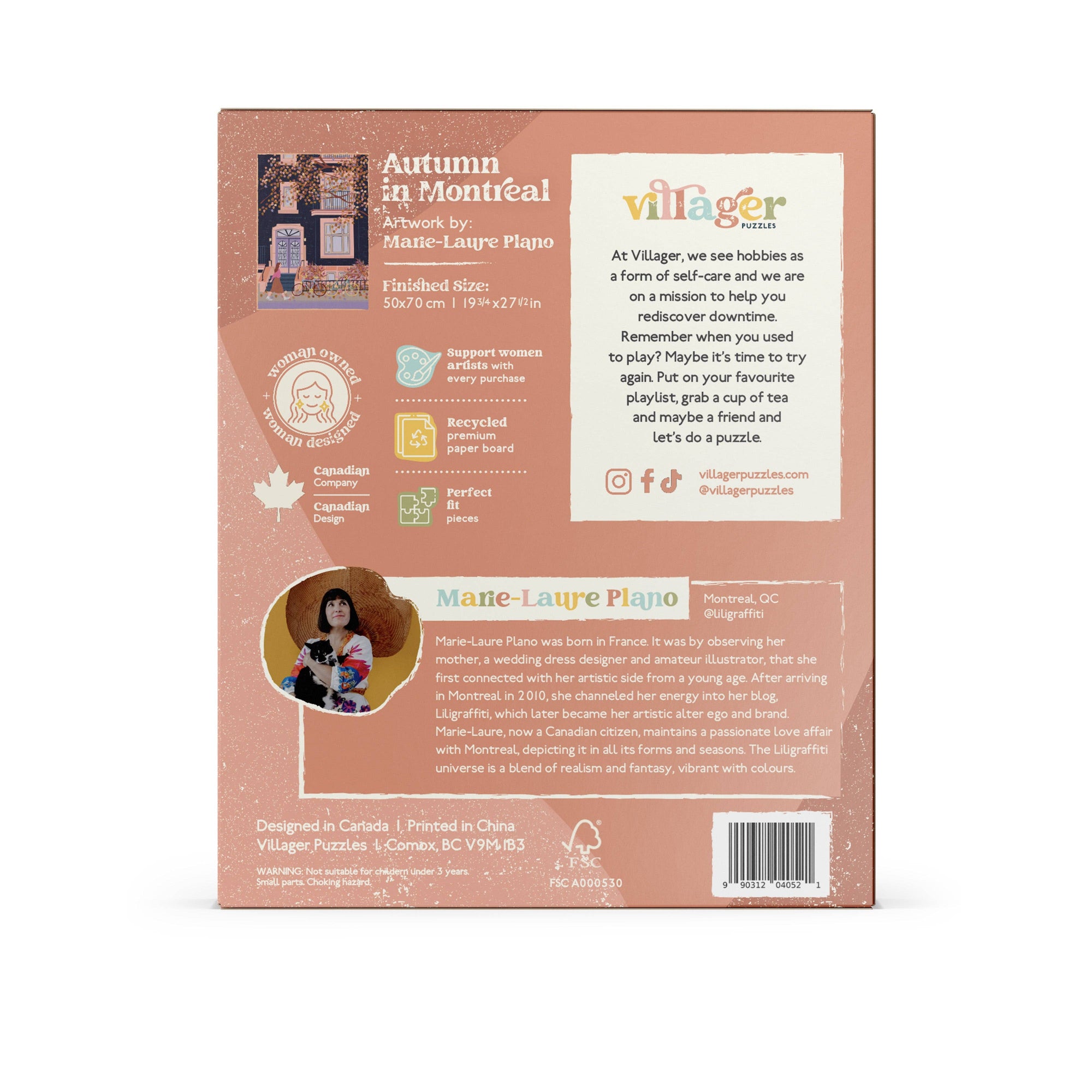 Autumn in Montreal | 1000 Piece Puzzle | Designed in Canada