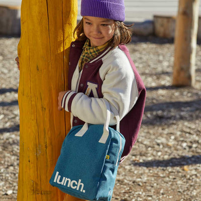 Zipper ‘Lunch’ Bag: Cypress - Fluf