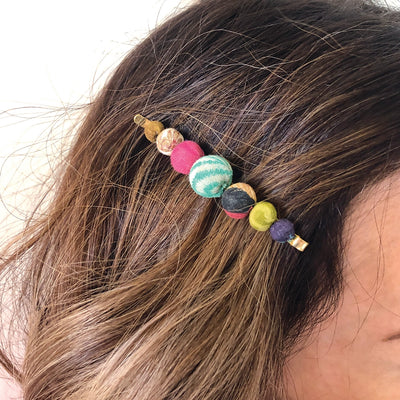 Kantha Graduated Hair Pins