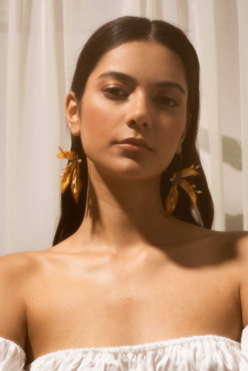 Strelitzia earrings