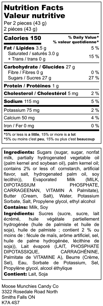 Rum Butter Fudge: Moose Munchies