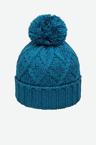 CANADA-MADE RECYCLED FLEECE-LINED POM BEANIE