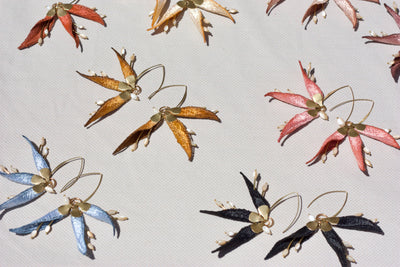 Strelitzia earrings
