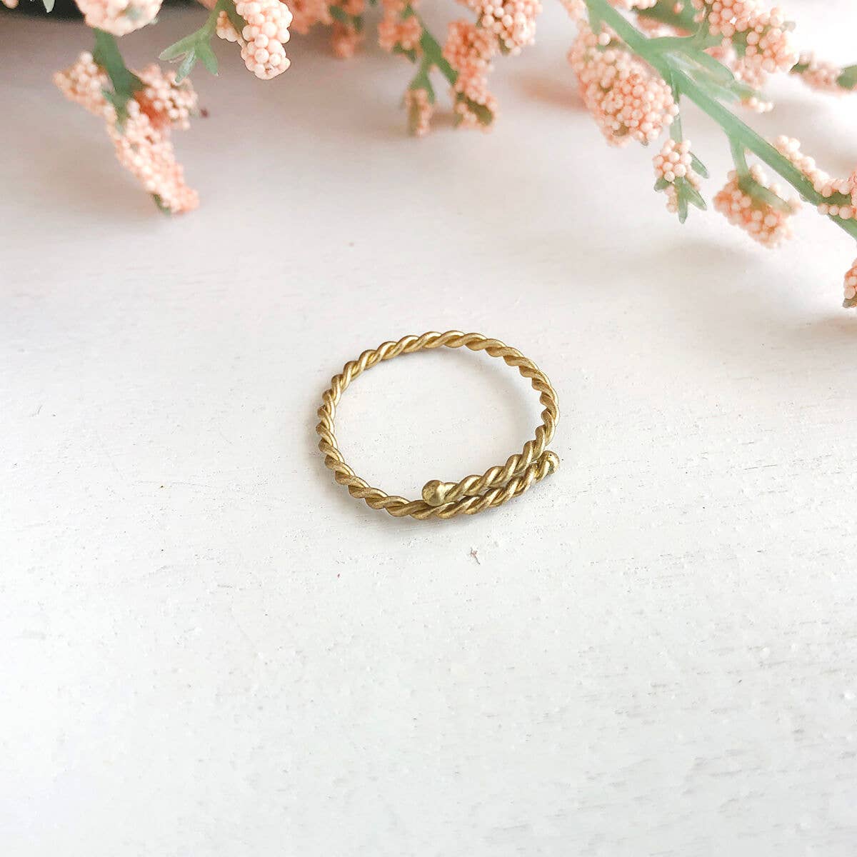 Twisted Stacking Ring - Gold