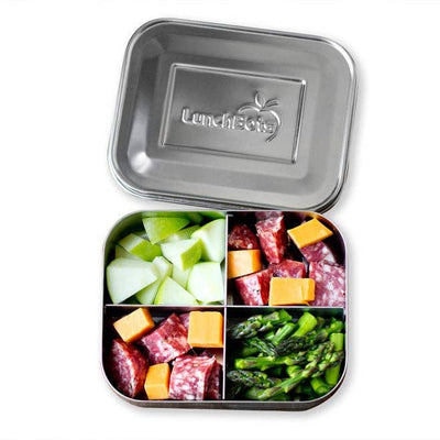 Lunchbots Medium (2.5 Cups / 600ml) 4 Section Food Container