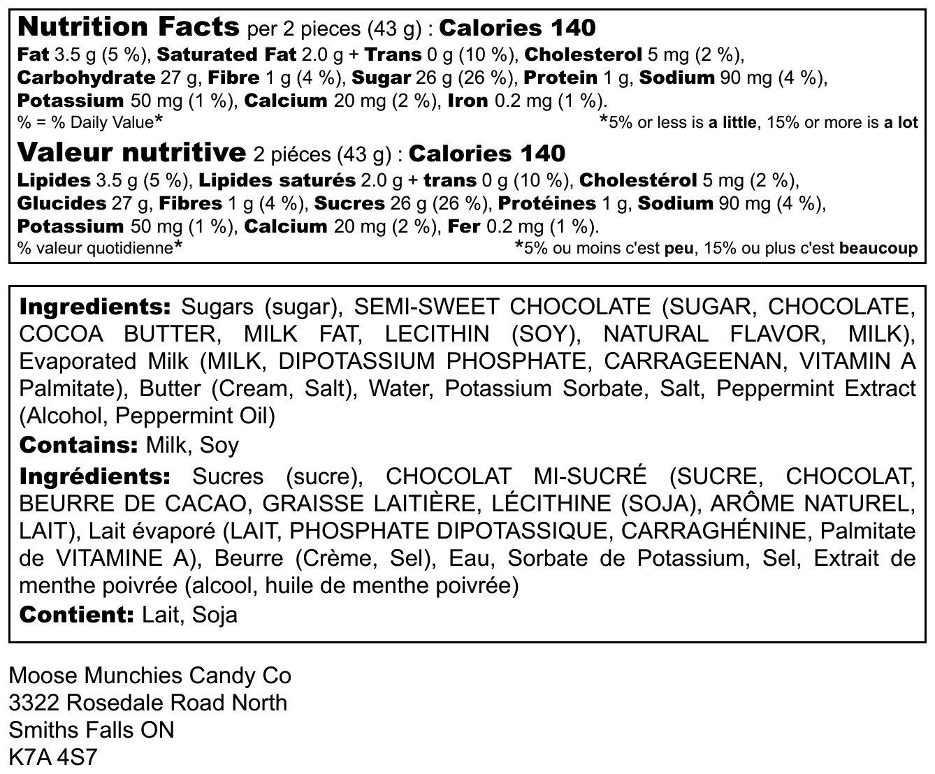 Mint Chocolate Fudge: Moose Munchies