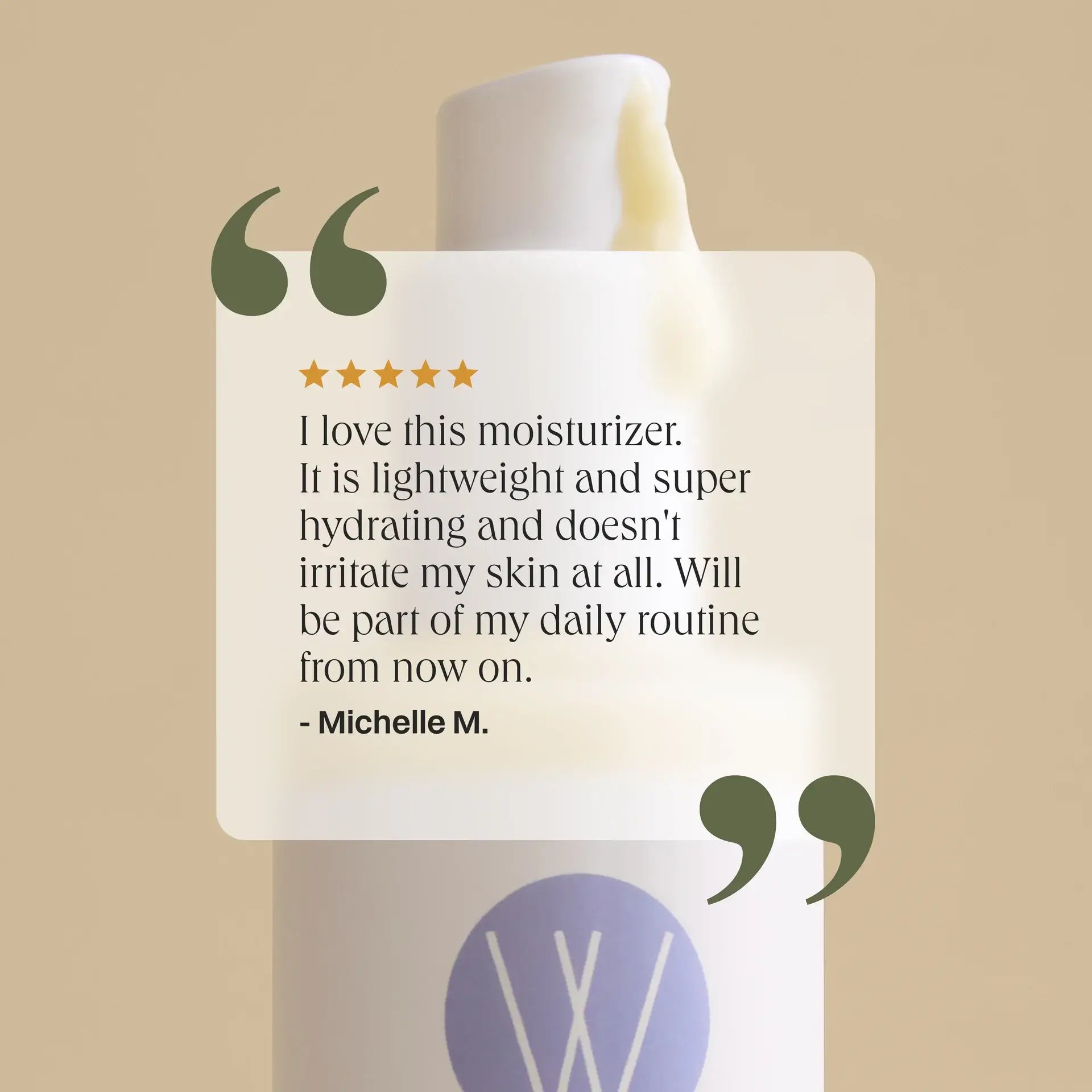 Calm Face Lotion - Lightweight Moisturizer, Oily Skin