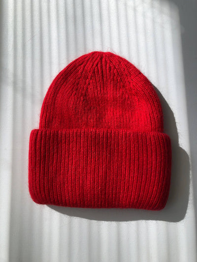 ROYAL ANGORA WOOL BEANIE - crystal brights