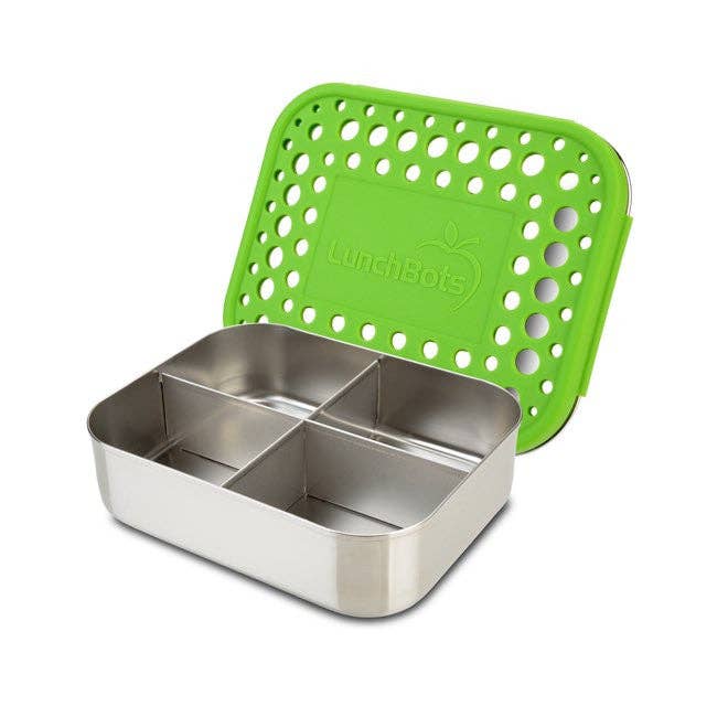 Lunchbots Medium (2.5 Cups / 600ml) 4 Section Food Container