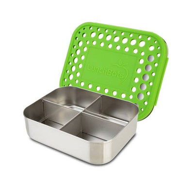 Lunchbots Medium (2.5 Cups / 600ml) 4 Section Food Container