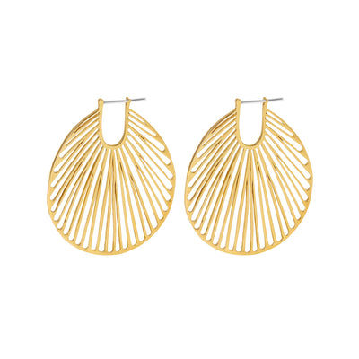 Becca Fan Earrings - Bambu