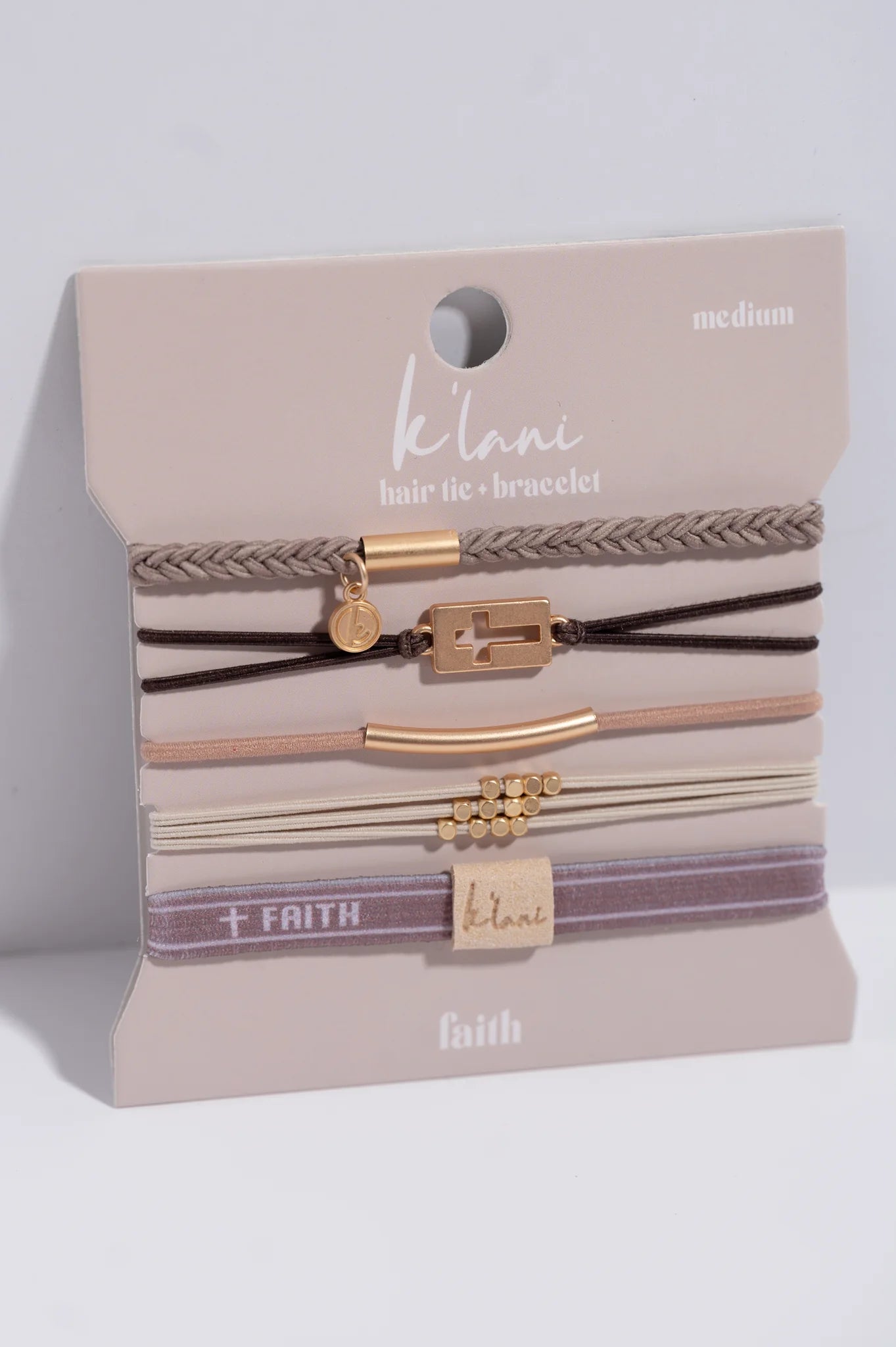 Faith -  K'lani Hair Tie Bracelet