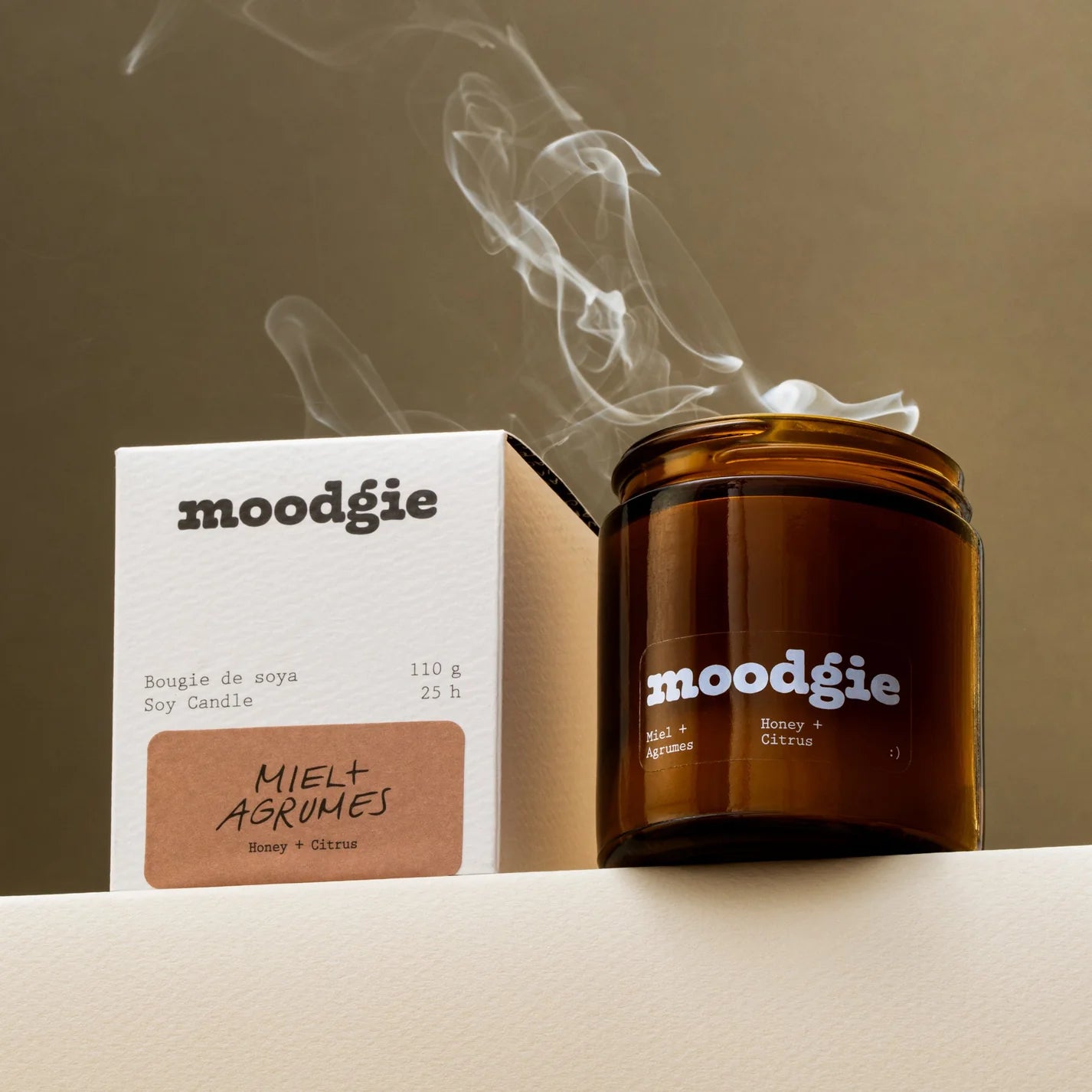 Honey + Citrus - 4 oz Candle - moodgie