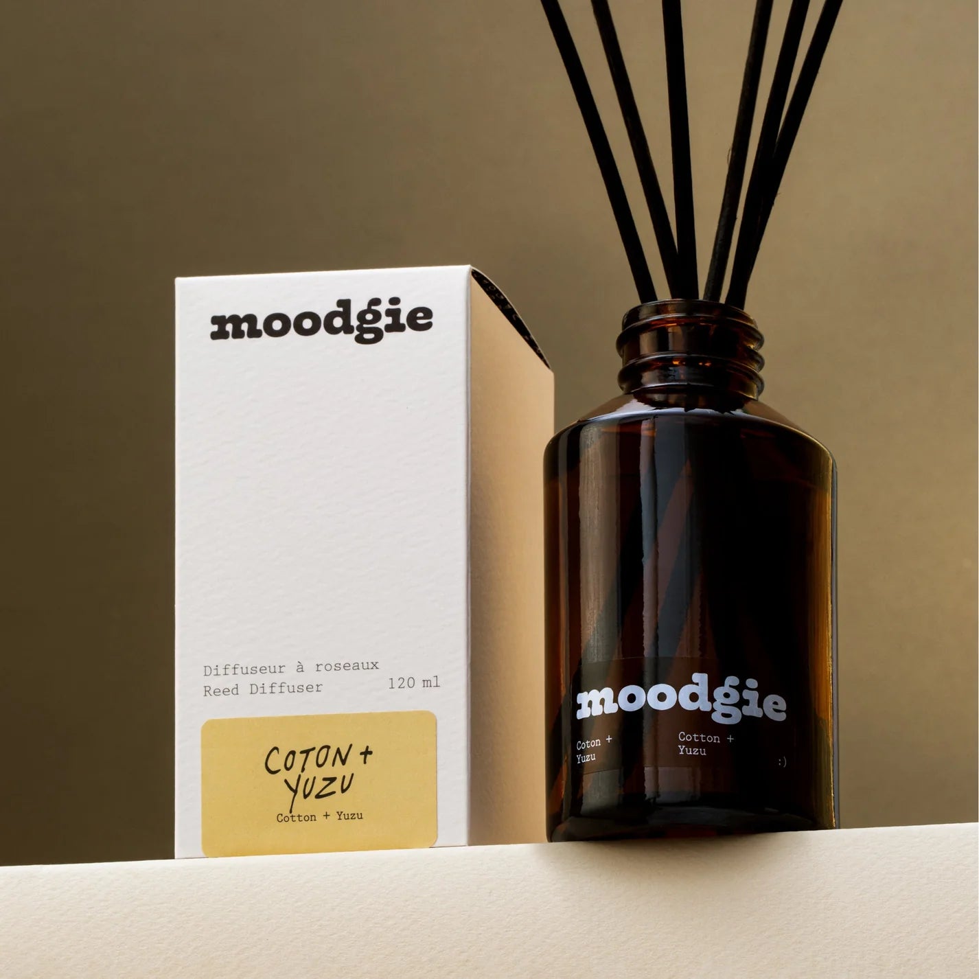 COTTON + YUZU Reed Diffuser -  moodgie