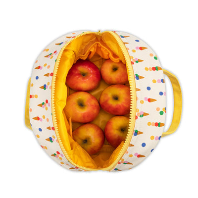 Zipper Lunch Bag: Summer Cones - Fluf