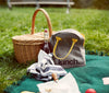 Zipper ‘Lunch’ Bag: Grey/Yellow - Fluf