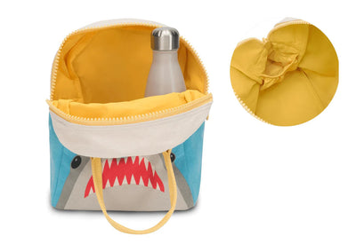 Zipper Lunch Bag: Shark -Fluf