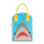 Zipper Lunch Bag: Shark -Fluf