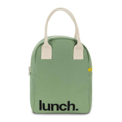 Zipper ‘Lunch’ Bag: Moss - Fluf