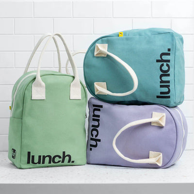 Zipper ‘Lunch’ Bag: Moss - Fluf