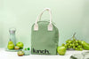 Zipper ‘Lunch’ Bag: Moss - Fluf