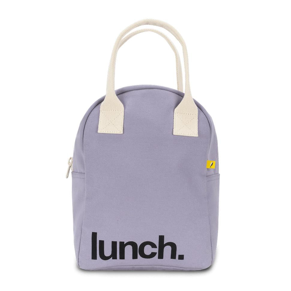 Zipper ‘Lunch’ Bag: Lavender - Fluf
